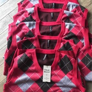 Argyle sweater vest